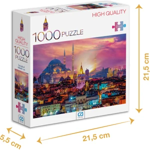 Ca Games Istanbul -  1000 Parçalı Puzzle  - 48 x 68 cm