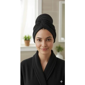 Düğme Lastikli Havlu Bone , Saç Bone ,pamuklu Saç Bone , Bukle Baş Havlusu ,saç Kurutma Bonesi