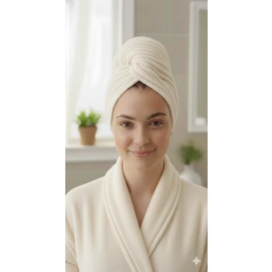 Düğme Lastikli Havlu Bone , Saç Bone ,pamuklu Saç Bone , Bukle Baş Havlusu ,saç Kurutma Bonesi