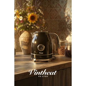 Isı Göstergeli Retro Kettle Su Isıtıcısı 1,7 Litre FR-KT05 Vintheat