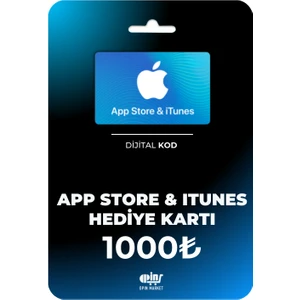 Opin Market App Store & Itunes Dijital Hediye Kodu 1000TL