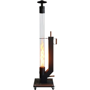 Tekerlekli Füze Pelet Soba