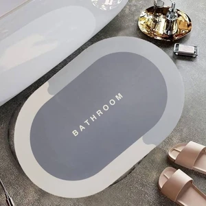 Buffer® Sihirli Süper Su Emici Kaymaz Tabanlı Oval Paspas 40*60 cm