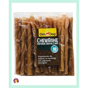 Chewbone Köpek Diş Bakımı Temizliği Burgu Ödül Çiğneme Çubuğu Kemiği 50LI 300GR