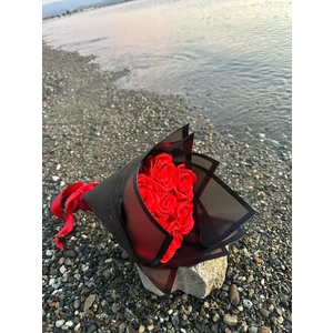 Satence Store 7'li Solmayan Kırmızı Gül Buketi