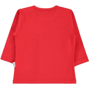 Civil Baby Önü Parçalı 6-18 Ay Kız Tek Üst - Kırmızı 6-9 Ay