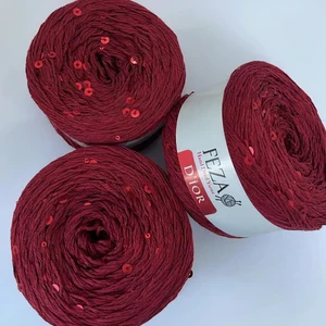 Feza Group Dior Fantezi Pullu El Örgü Ipliği, 100 Gr, 310 M