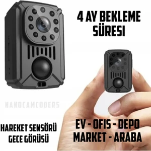 1k ° 1080P Hd Mini Gizli Premium Kamera Sesli Video Kablosuz Wifi Güvenlik Kamerası Uzak Izle Ev Ofis Depo Hd