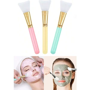 H&E Design 3'lü Renkli Silikon Maske Sürme Spatula Seti