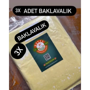 3 Paket Baklavalık Yufka