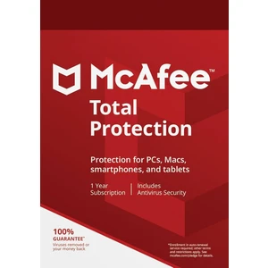 Total Protection 2025 - 3 Cihaz 1 Yıl Abonelik Kodu (Windows/mac/android/ios) Mcafee