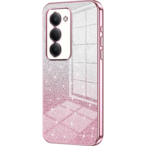 LR Joyful Xiaomi Redmi 15 Elektrokaplama Degrade Simli Tpu Telefon Kılıfı (Yurt Dışından)