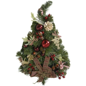 Yılbaşı Garland Kapı Süsü Yeşil 40 cm