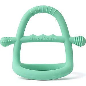 DROPY BABY Güvenli Silikon Diş Kaşıyıcı – Yumuşak Dokulu, Bebek Dostu, Kolay Kavranabilir