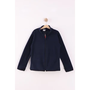 Çocuk Unisex Parmak Geçmeli Polar Ceket