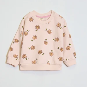 Ozzy Kids Kız Çocuk Çiçek Desenli Sweatshirt