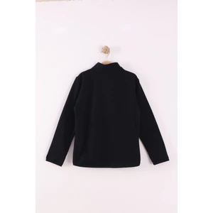 Çocuk Unisex Parmak Geçmeli Polar Ceket
