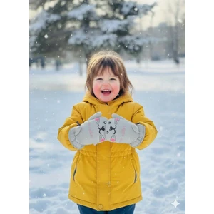 Miniko Kids Kitti 420-11 1-3 Yaş Kar Kayak Eldiveni