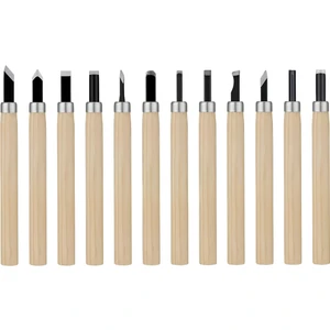 Sakata WD1008 12 Parça Mini Ahşap Oyma Seti