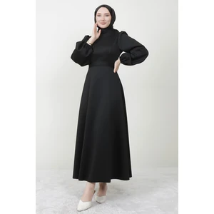 Giza Store Ronay Tesettür Elbise Siyah