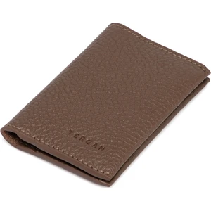 Bej Hakiki Deri Unisex Kredi Kartlık - S1KK00000266-B67