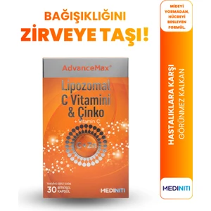 Advancemax Lipozomal C Vitamini & Çinko 30 Kapsül