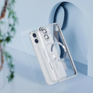 Samsung Galaxy A07 Uyumlu Magsafe Destekli Kamera Korumalı Şeffaf Yumuşak Telefon Kılıfı