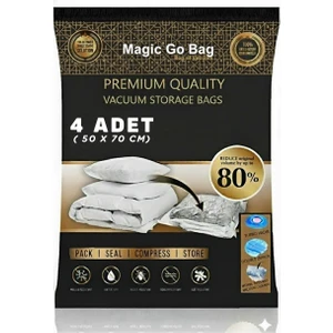 Magic Go Bag Vakumlu Yorgan-Yastık-Battaniye-Giysi Hurcu