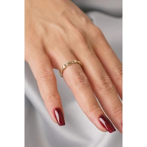 Fiyonk Kuyumculuk 14 Ayar Altın Pullu Yüzük