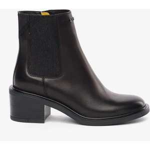 Kadın Siyah Hakiki Deri Topuklu Bot 5K2DB35332