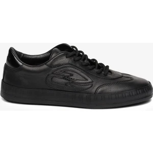 Kadın Siyah Hakiki Deri Sneaker Ayakkabı 5K2SA33676