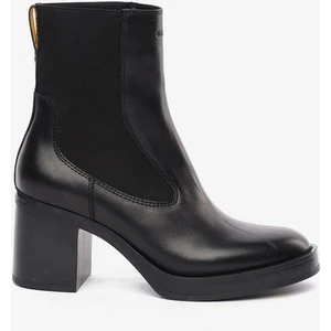 Kadın Siyah Hakiki Deri Topuklu Bot 5K2DB35291