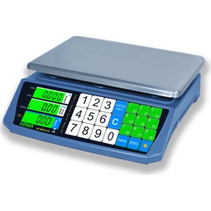 Hs 5500 Terazi Akülü Paslanmaz Çukur Kefe ile 30 kg Kapasite ve Su Geçirmez Dokunmatik Tuş