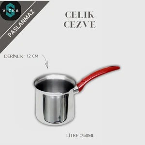 Paslanmaz Çelik Cezve 750ML