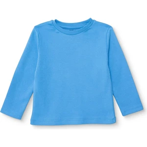 Hellobaby Erkek Bebek Uzun Kol Tshirt Interlok Bisiklet Yaka Uzun Kol