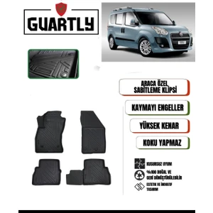 Fiat Doblo 2010-2014 Uyumlu Araca Özel Premium 4d Havuzlu Oto Paspas Takımı