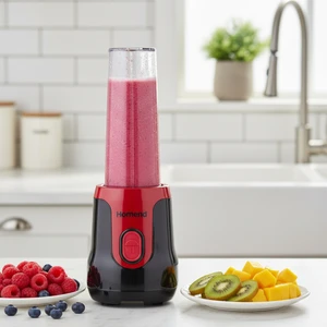 Mixfresh 7026H Kişisel Smoothie Blender Siyah Kırmızı
