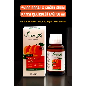 %100 Saf Soğuk Sıkım Kayısı Çekirdeği Yağı 50ML