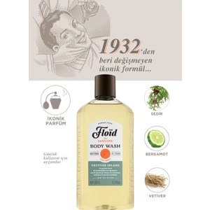 Vetyver Splash Vücut Yıkama Tüm Saçlar İçin Esneklik Kazandırıcı 500 ml Parabensiz