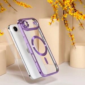 Iphone 17 Air Uyumlu Magsafe Destekli Kamera Korumalı Şeffaf Yumuşak Telefon Kılıfı