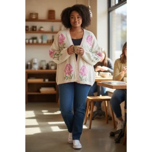 Büyük Beden Triko Hırka