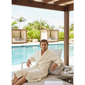 Bukle Bornoz, Şal Yaka Bornoz ,%100 Pamuklu , Unisex Bornoz , Sauna Otel Spa Bornozu