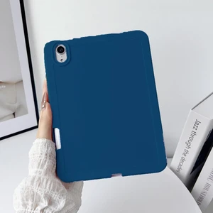 Apple iPad Air 11inç 2024 Air 4/5/6.Nesil 10.9 Kılıf Mat Esnek Silikon Arka Rubber Kapak (10.Nesil Değildir)