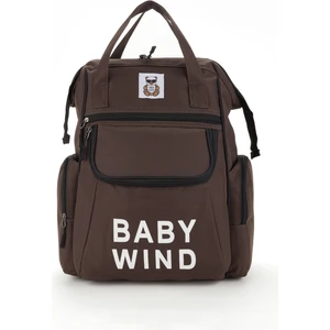 Anne Bebek Bakım Sırt Çantası Fonz Babywind Modeli 3 Termal Gözlü Metal Kancalı Puset Askı Aparatlı Su Geçirmez Çok Gözlü Fonksiyonel Omuz Çantası