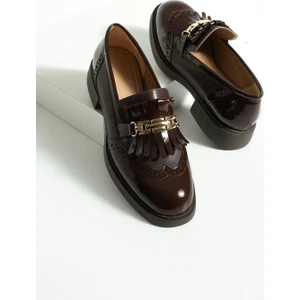 Kadın Püsküllü Günlük Loafer Corvia - Kahverengi