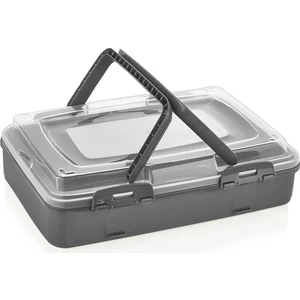 Nuit Concept Qlux Pasta Börek Kek Tepsi Borcam Kamp Piknik Taşıma Saklama Sunum Kabı L-00719 Bpa Içermez