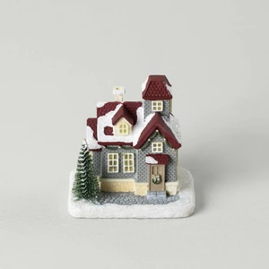 Vintage House Ledli Dekor Gri