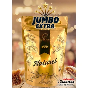 Aksüt İncir Jumbo Extra 1 Numara Kuru Incir – 900G Gold Doypack