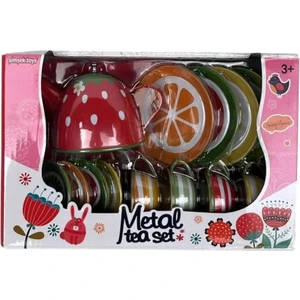 Şimşek Plastik 620-C10 Metal Çay Seti Meyveli Desen -Şim