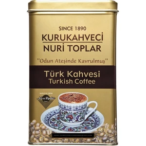 Nuri Toplar 3 x 300 gr Teneke Kutuda Geleneksel Türk Kahvesi 900 gr